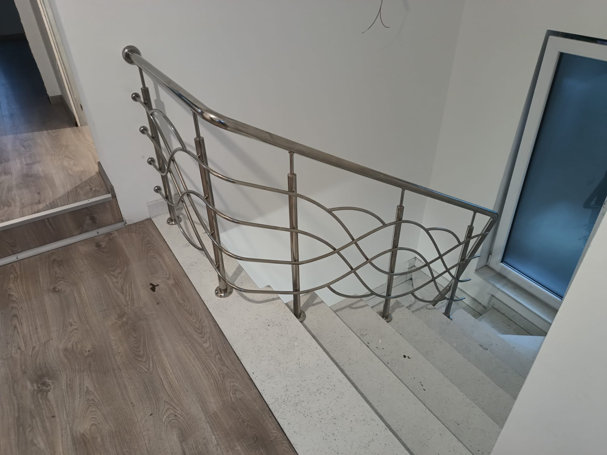 balustrade de inox scari interioare
